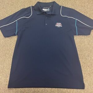 Cutter & Buck Mens L 2010 US OPEN Golf Polo Pebble Beach - Navy Blue